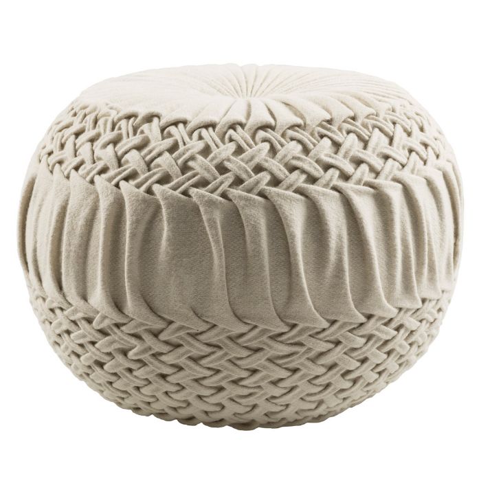 Alana Pouf in Camel by Surya