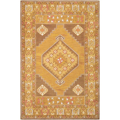 Arabia Medallion Rug in Taupe by Surya
