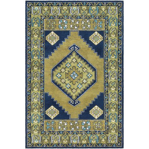 Arabia Medallion Rug in Lime by Surya