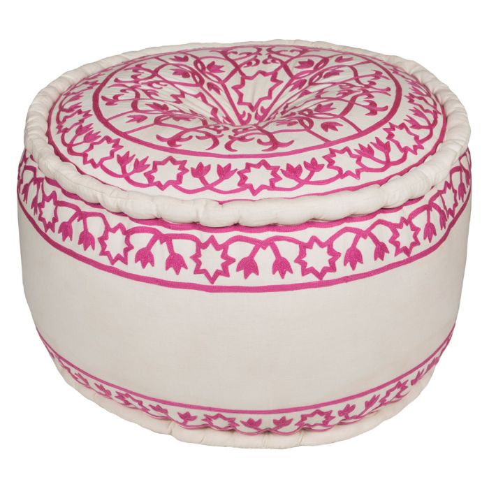 Akua Pouf in Pink by Surya