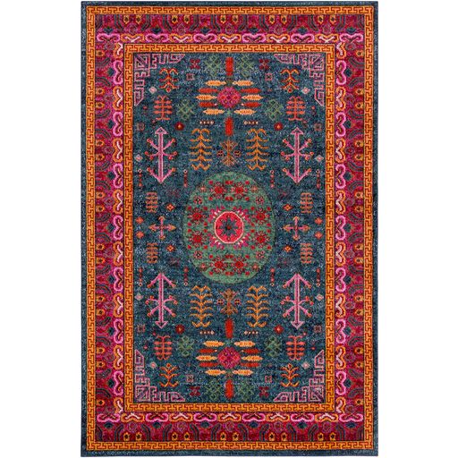 Anika Tribe Rug in Blue by Surya
