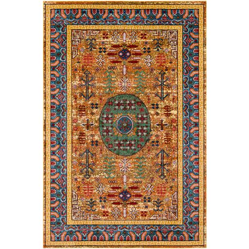 Anika Tribe Rug in Saffron by Surya