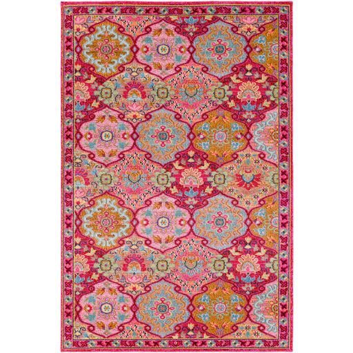 Anika Patch Rug in Pink by Surya