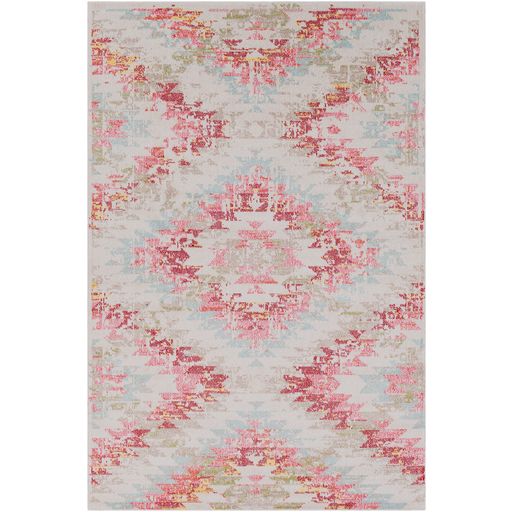 Anika Zag Rug in White by Surya