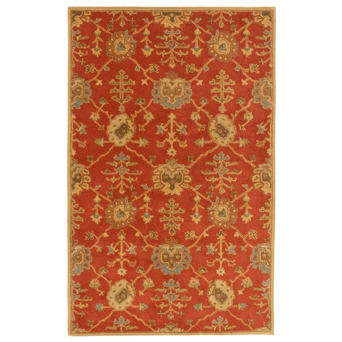 Caesar Medallion Rug in Tan by Surya