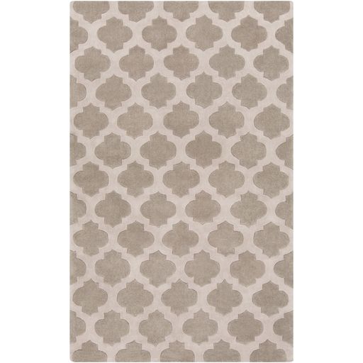 Cosmopolitan Trellis Rug in Taupe by Surya