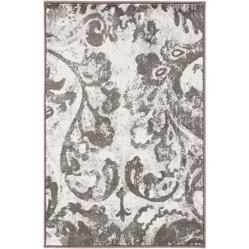 Contempo Flolar Rug in Brown by Surya
