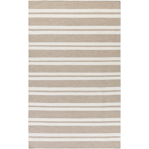 Everett Stripe Indoor/Outdoor Rug in Beige by Surya