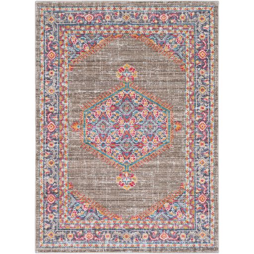 Germili Hexagon Rug in Taupe by Surya