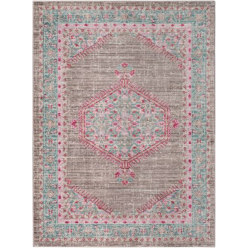 Germili Hexagon Rug in Teal by Surya