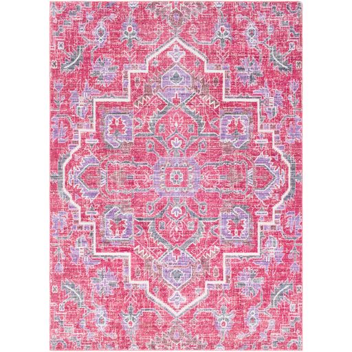 Germili Bloom Rug in Bright Pink by Surya