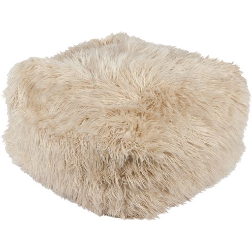 Kharaa Pouf in Khaki by Surya