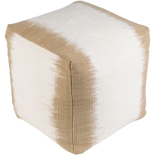 Milford Pouf in Tan by Surya