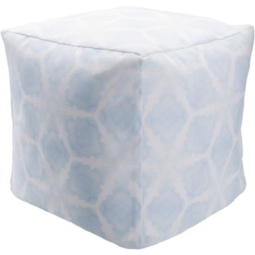 Splash Geo Pouf in Blue by Surya