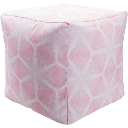 Splash Geo Pouf in Pink by Surya