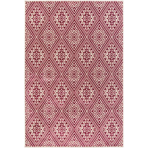 Stretto Diamond Rug in Pink by Surya