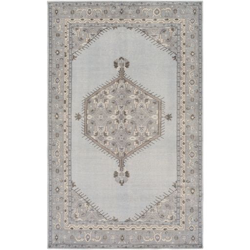 Zahra Rug in Gray by Surya