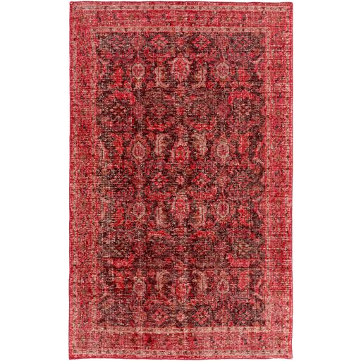 Zahra Floral Rug in Red by Surya