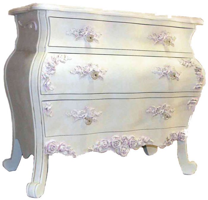 Angelina Petite Paris Bombay Nightstand/Chest by Villa Bella