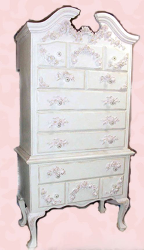 Florentina Queen Anne Highboy by Villa Bella