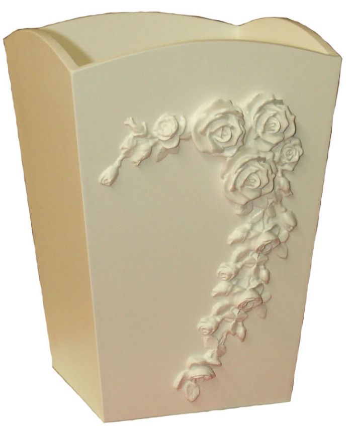 All Roses Waste Basket by Villa Bella