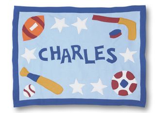 All Star Crib Blanket by Little Moonjumper