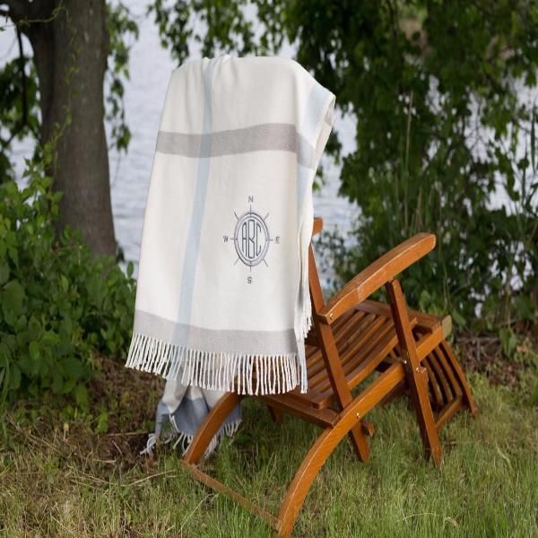 Large Plaid Throw Blanket by ASI