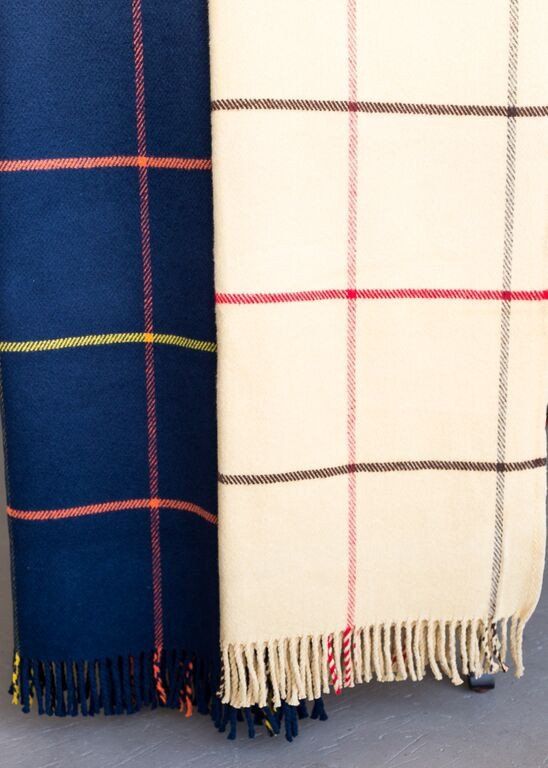 Windowpane Plaid Throw by ASI