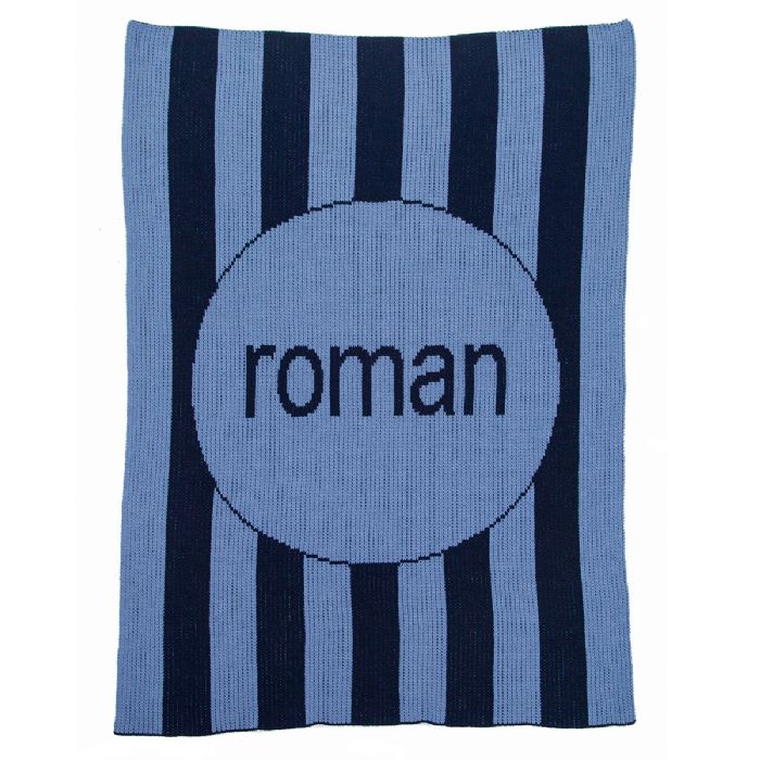 Verticle Modern Stripe Blanket by Butterscotch Blankees