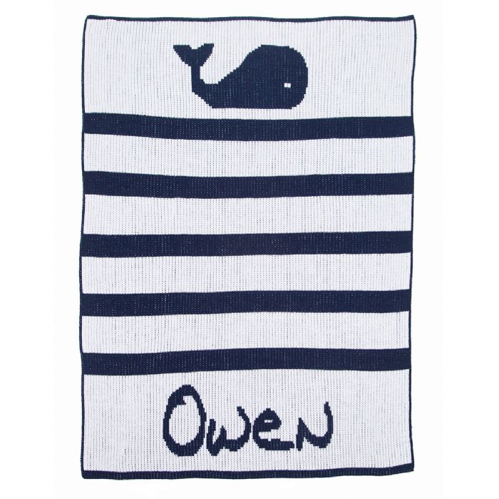 Whales Blanket by Butterscotch Blankees