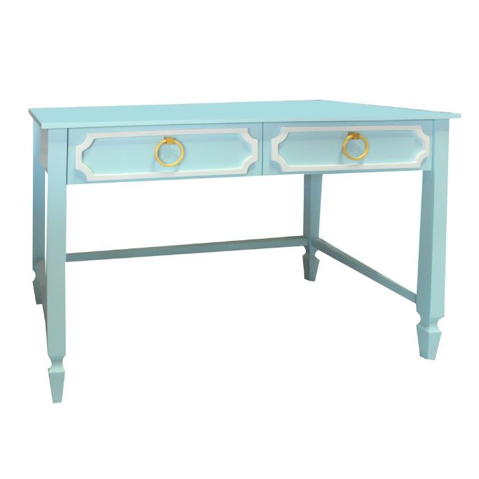 Beverly Writing Desk in Bahama Blue by Newport Cottages