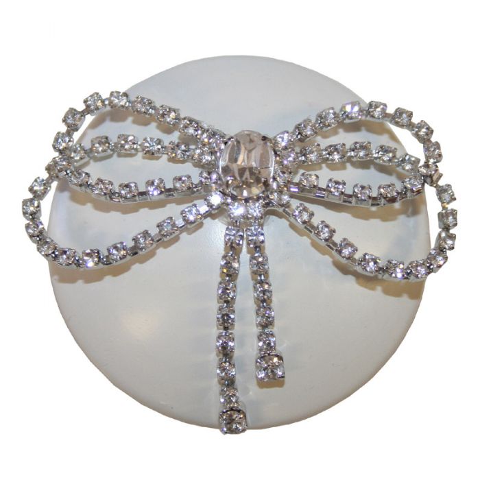 Brilliant Bow Crystal Drawer Knob by CC Custom Furniture