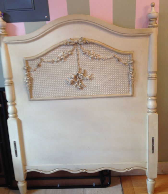 Cherubini Headboard in Versailles Tea Stain - Twin by AFK Art For Kids