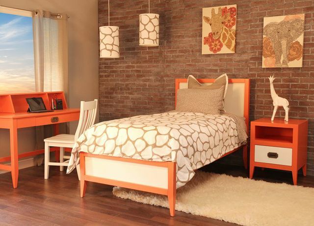 Devon Bed in Orange Juice by Newport Cottages