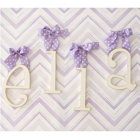 Hanging Wooden Letters by New Arrivals