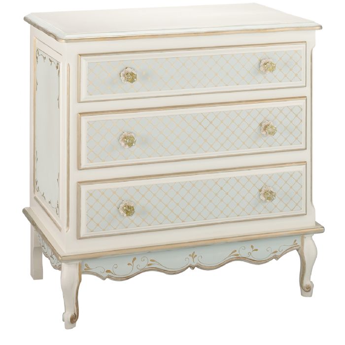 French Chest in Elysee Blue by AFK Art For Kids