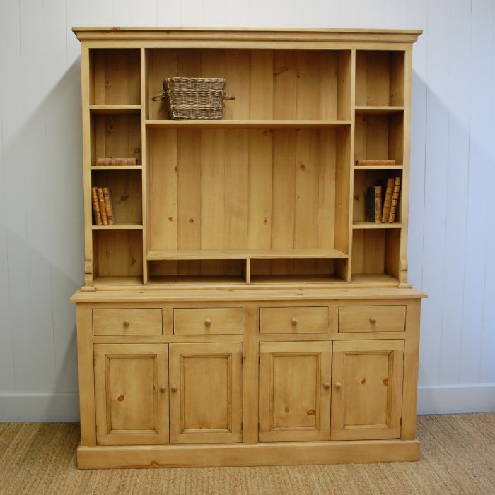 English Pine Media Hutch by English Farmhouse Furniture