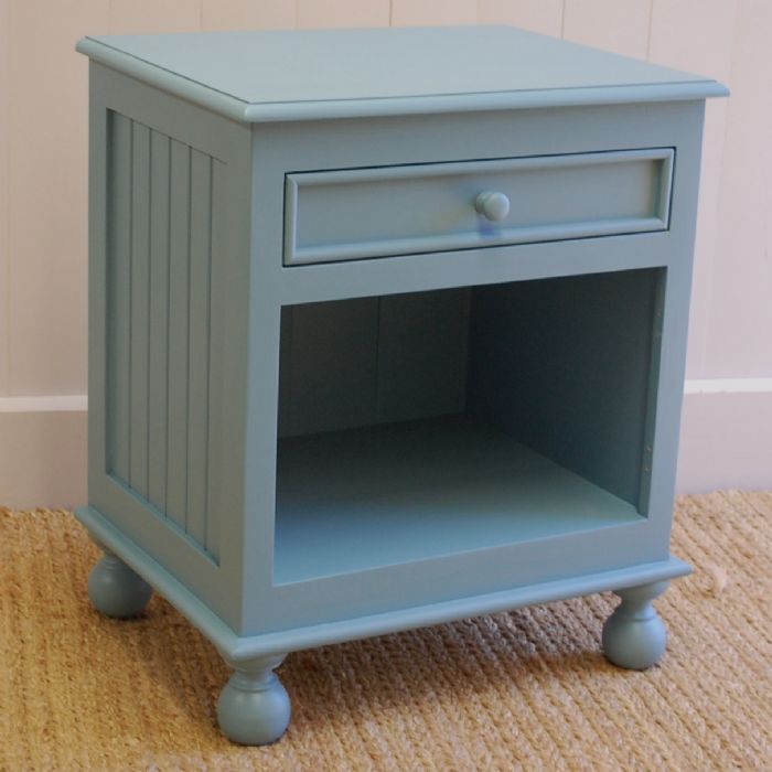 Farmhouse Open Bedside Table by English Farmhouse Furniture