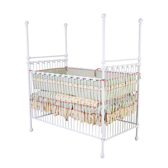 Four Poster Iron Crib By Corsican