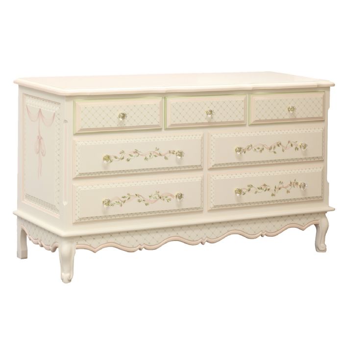 French Dresser in Ribbons & Roses by AFK Art For Kids
