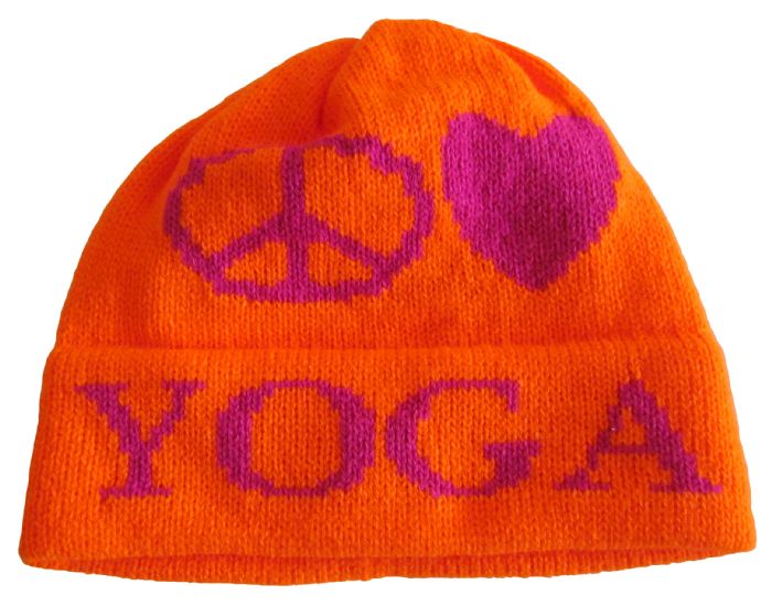 Peace Love Hat by Butterscotch Blankees