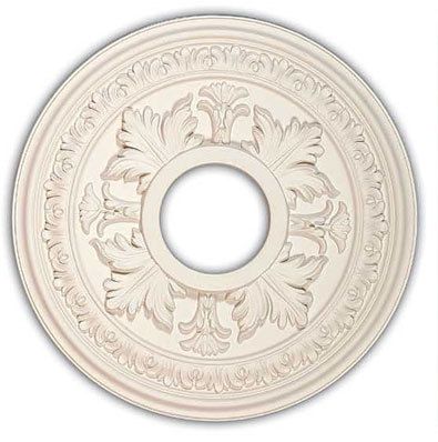 Leaf Ceiling Medallion in Antique White by I Lite 4 U