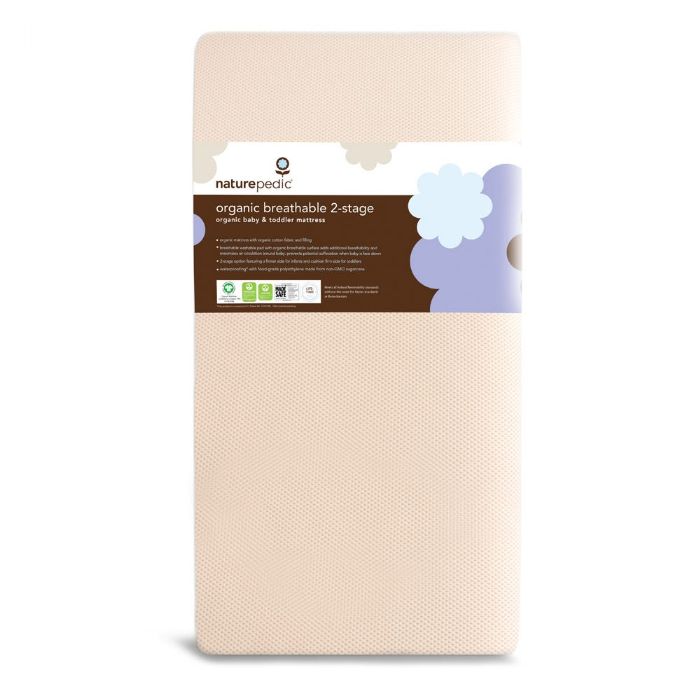 Organic Breathable Crib Mattress 2-Stage by Naturepedic