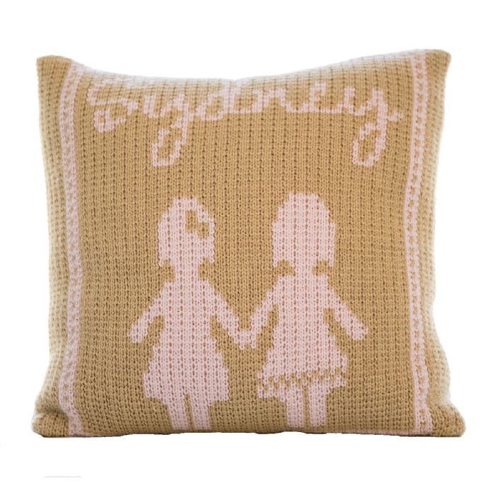 Paper Dolls Pillow by Butterscotch Blankees