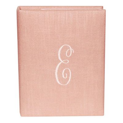 Blush Linen (no ribbon) Baby Book by Jan Sevadjian Designs