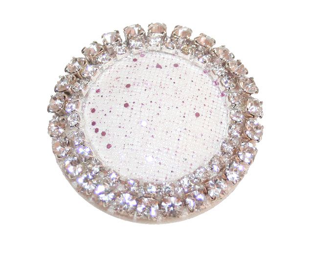 Sparkle Mesh Drawer Knob in Pink by CC Custom Furniture