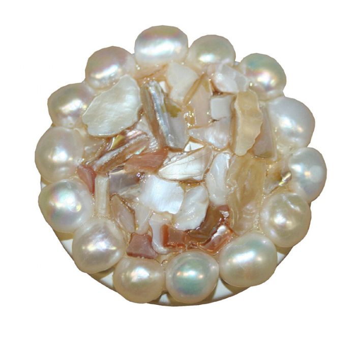 Shell and Pearl Drawer Knob by CC Custom Furniture