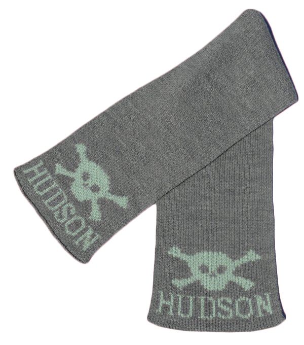 Skull and Crossbones Scarf by Butterscotch Blankees