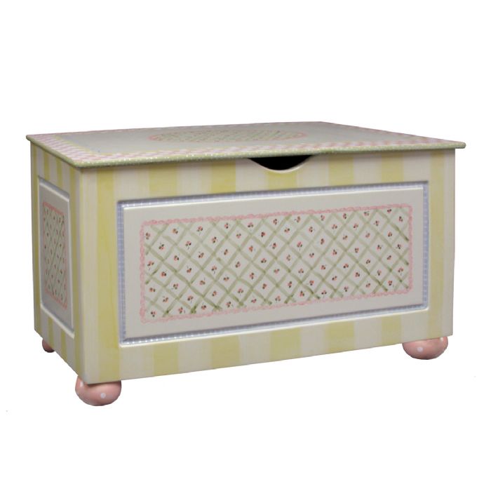 Toy Chest with Bun Foot in Serendipity by AFK Art For Kids