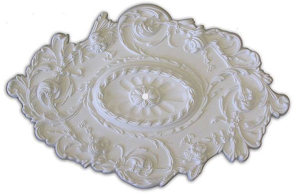 Whisper Ceiling Medallion in Antique White by I Lite 4 U